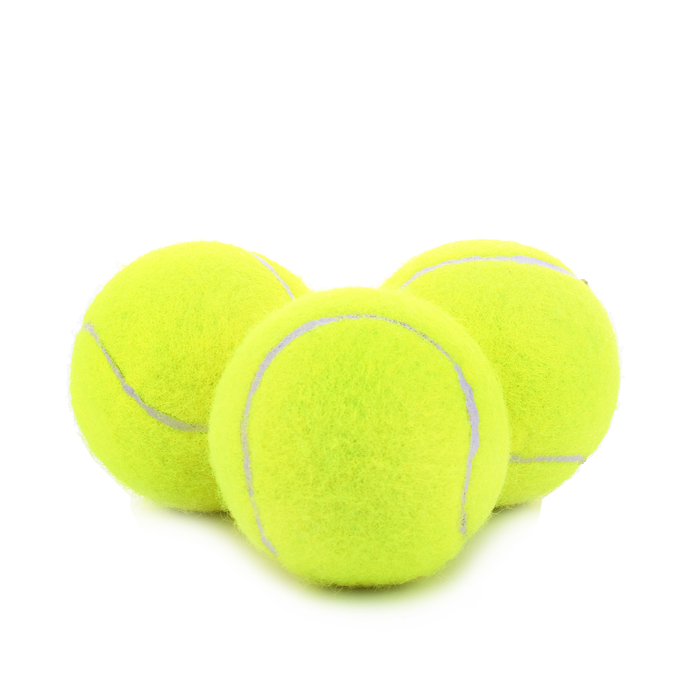 Набор мячей 00-1993 для большого тенниса (3 шт) в пакете с хедером