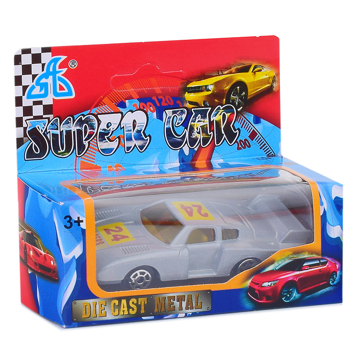 Машина 386927 "Гонка" металл., в коробке