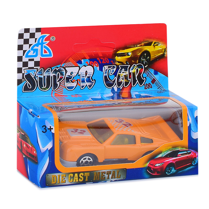 Машина 386927 "Гонка" металл., в коробке