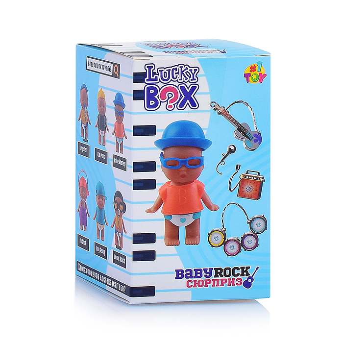 Фото к товару Пупс с аксессуарами "Baby rock" в асс. 6 видов, в кор. Пупс с аксессуарами "Baby rock" в асс. 6 видов, в кор.