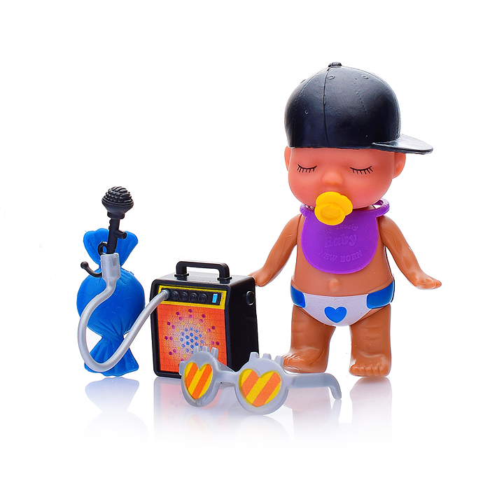 Фото к товару Пупс с аксессуарами "Baby rock" в асс. 6 видов, в кор. Пупс с аксессуарами "Baby rock" в асс. 6 видов, в кор.