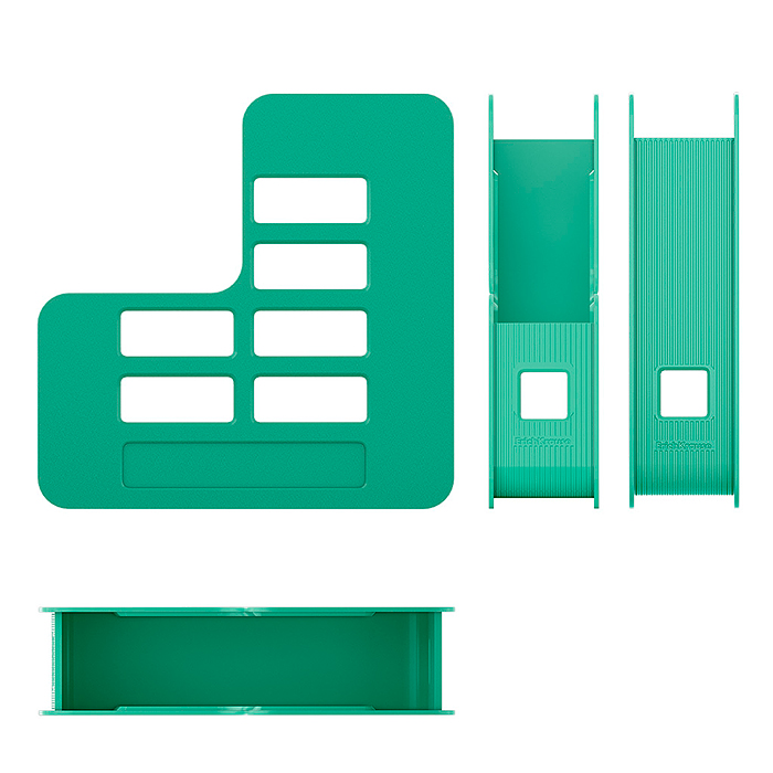 Фото к товару Подставка для бумаг вертикальная пластиковая Techno, Powder, 75мм, оливковая Подставка для бумаг вертикальная пластиковая Techno, Powder, 75мм, оливковая