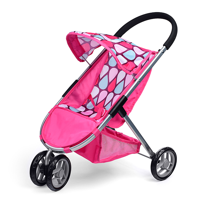 Фото к товару Коляска для кукол 9675 металлическая, складная, 3-х колесная, с козырьком Коляска для кукол 9675 металлическая, складная, 3-х колесная, с козырьком