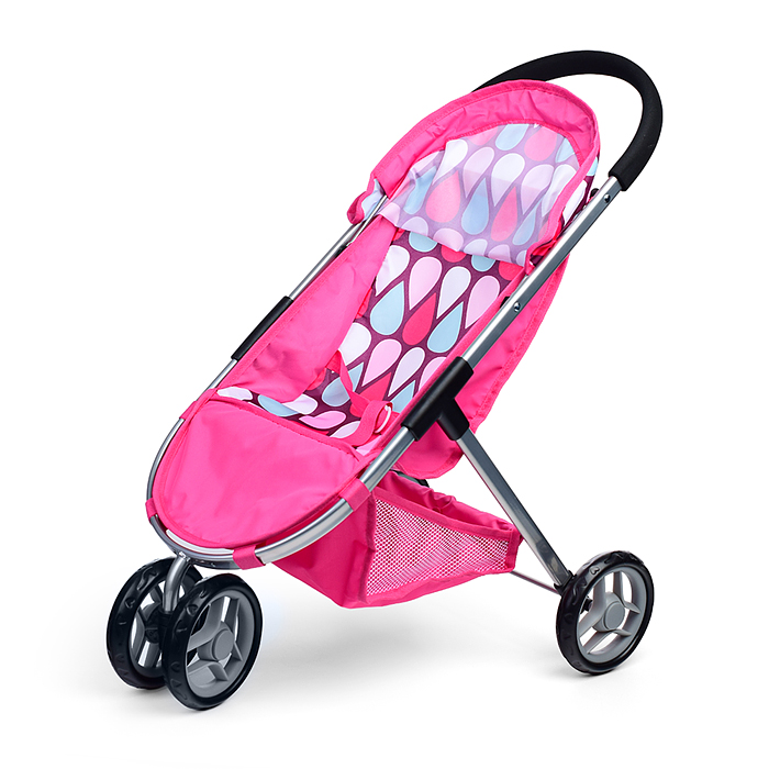 Фото к товару Коляска для кукол 9675 металлическая, складная, 3-х колесная, с козырьком Коляска для кукол 9675 металлическая, складная, 3-х колесная, с козырьком