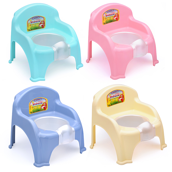 Горшок детский "Утенок" без крышки (микс-коробка) 