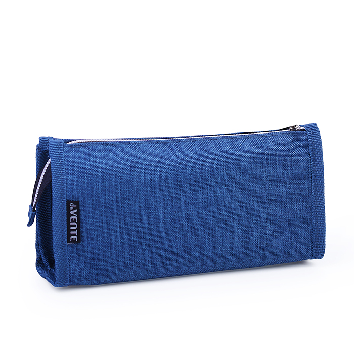 Пенал "Private" 21x10x7,5 см, прямоугольный для 60 предметов, текстильный, на молнии, 2 нар