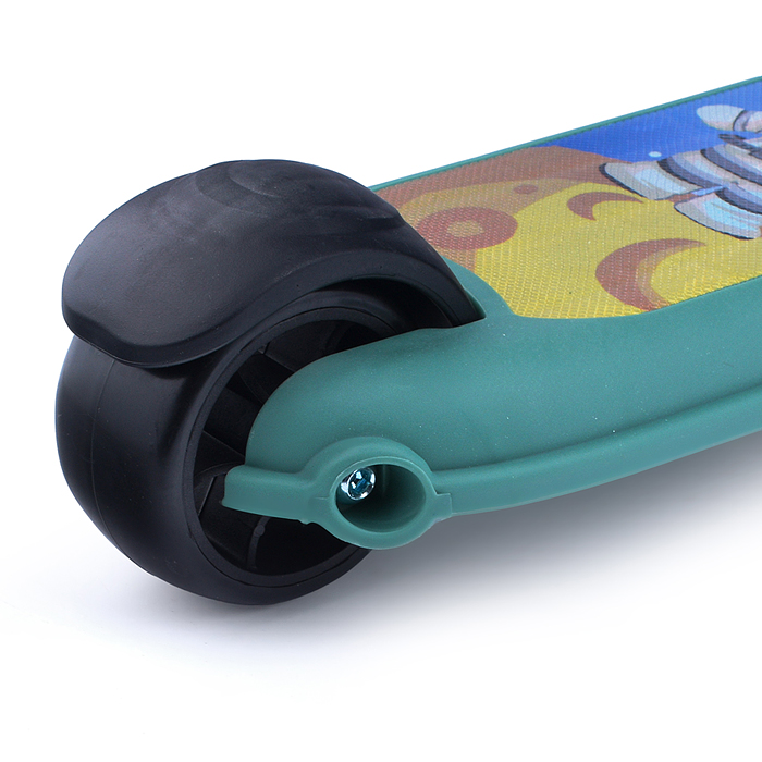 Самокат 3-х колесный ROCKET, зеленый