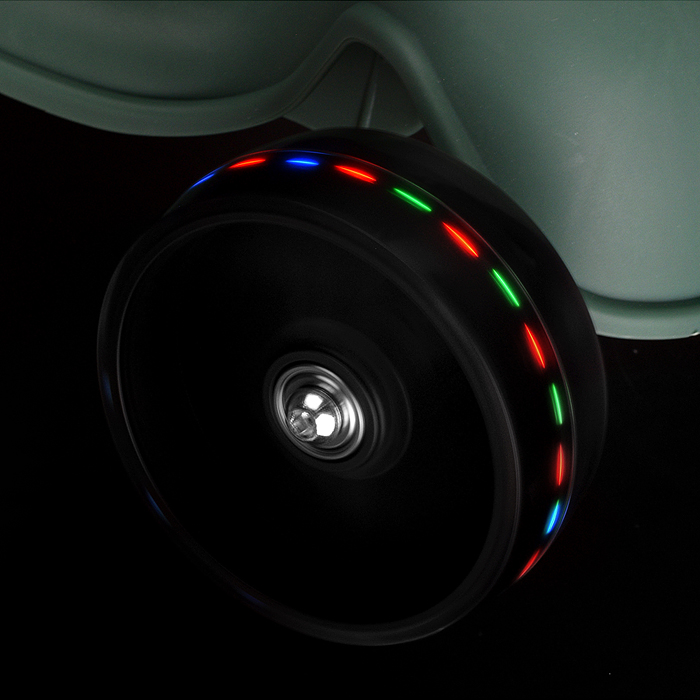 Самокат 3-х колесный ROCKET, зеленый