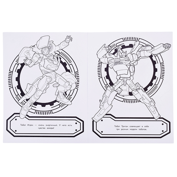 Раскраска № РАС 2309 Тоботы