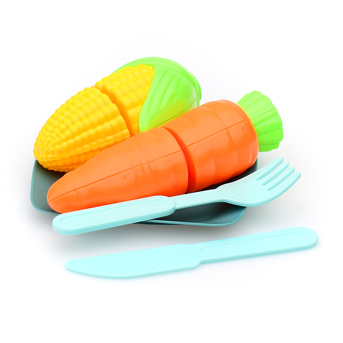 Бытовая техника A1007-6 "Соковыжималка" с кухонными приборами и набором продуктов , бирюзовый