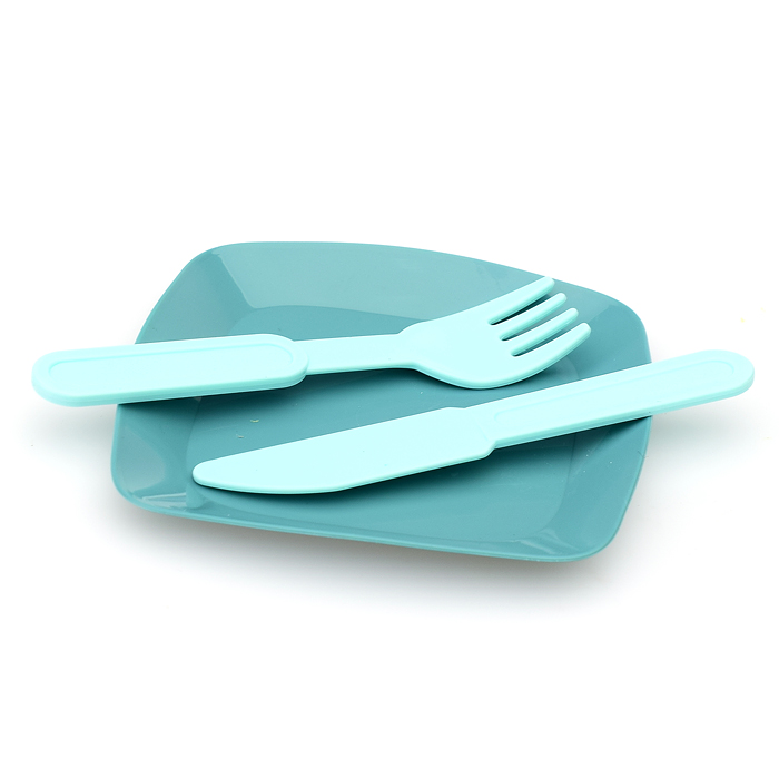 Бытовая техника A1007-6 "Соковыжималка" с кухонными приборами и набором продуктов , бирюзовый