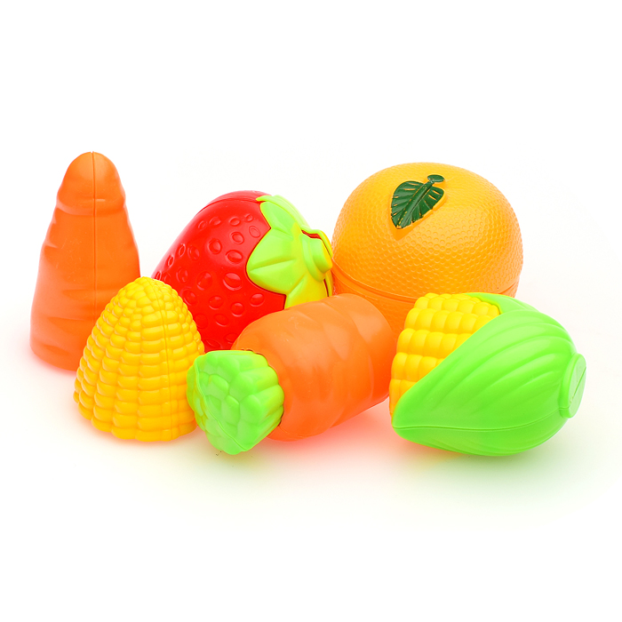 Бытовая техника A1007-6 "Соковыжималка" с кухонными приборами и набором продуктов , бирюзовый