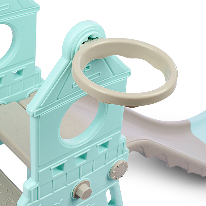 Горка детская UT0114 "Башня" (цвет мятный)