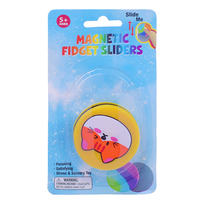 Игрушка-антистресс 00-3575 "Смешные мордашки", магнитные, на листе