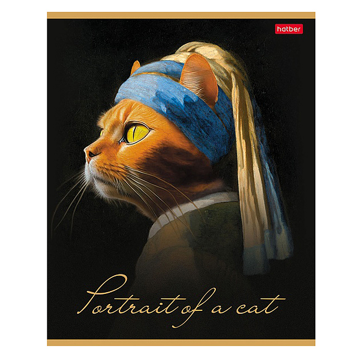 Тетрадь 96л клетка "Котошедевры"