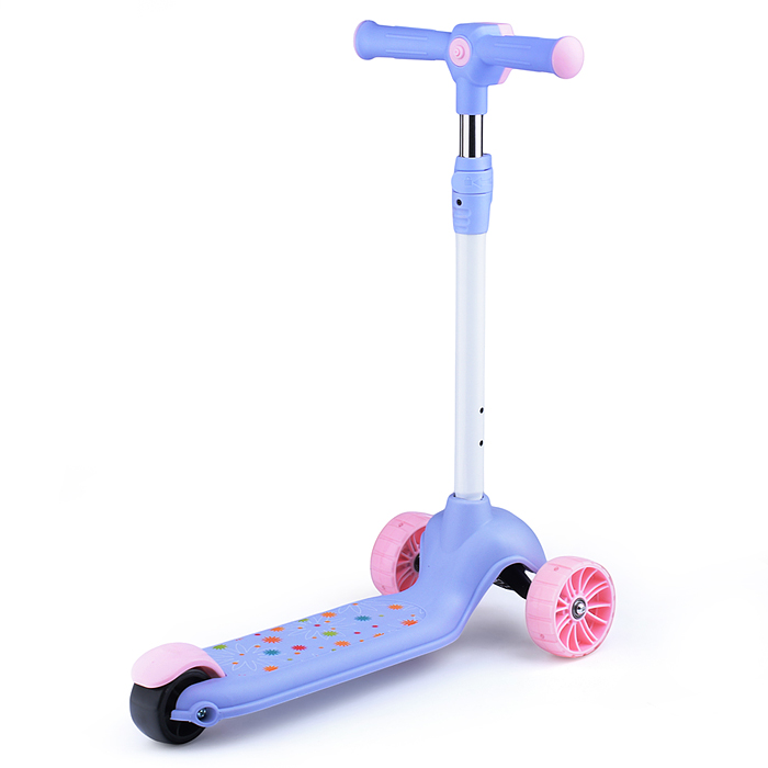 Самокат 3-х колесный ROCKET, фиолетовый