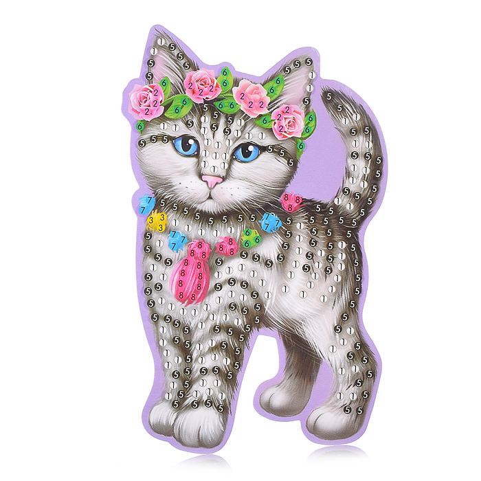 Алмазная мозаика фигурная "Животные" серия супер модель 