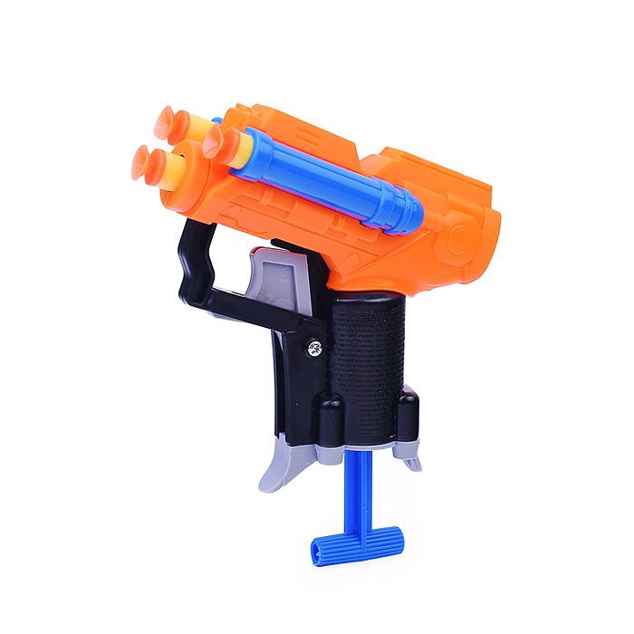 Пистолет TL1268 "Super Gun-1" с мягкими полимерными пулями и мишенью, в пакете