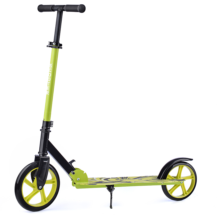 Самокат U037840Y 2-х кол., зеленый, PU/ 200 мм, ABEC 7, в коробке