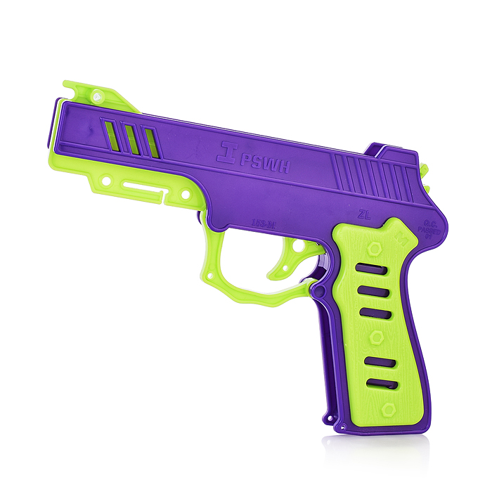 Пистолет 153-M "Неон" стреляет резинками, в пакете