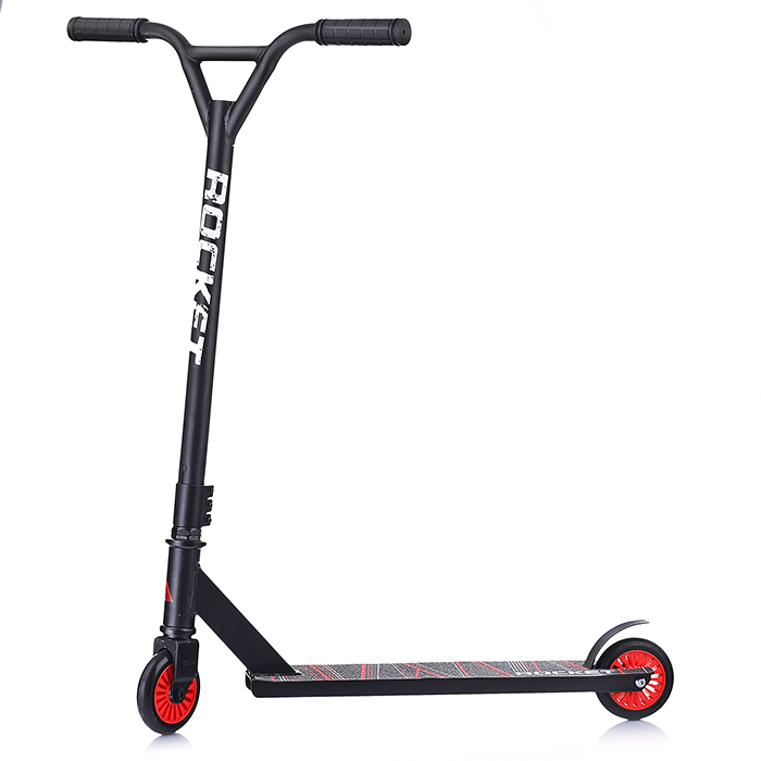 Фото к товару Самокат трюковый ROCKET,колеса PU/пластик 100 мм,ABEC 7 Самокат трюковый ROCKET,колеса PU/пластик 100 мм,ABEC 7