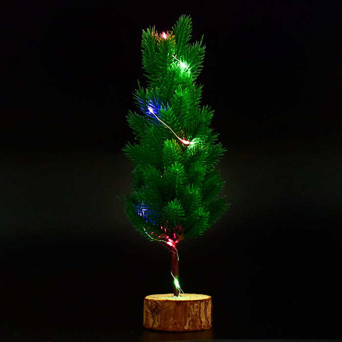 Елочка светящаяся S1957 28см