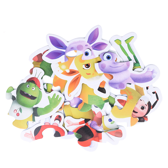 Пазлы 6в1 "Лунтик" (Мельница)