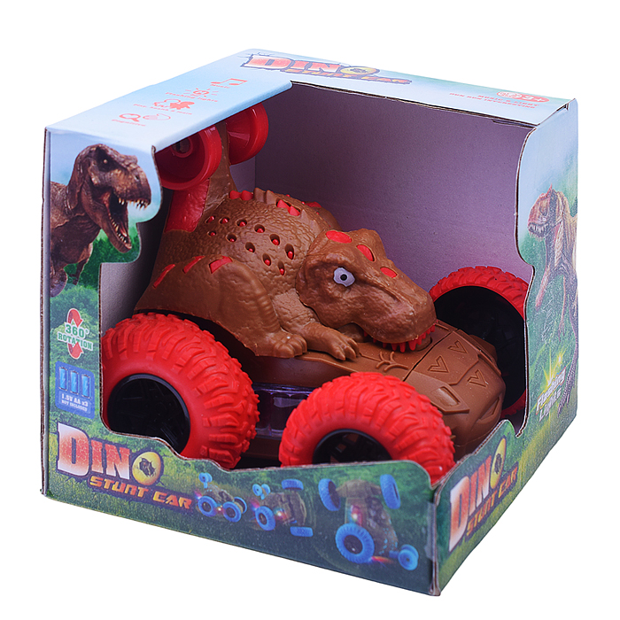 Машина 346-1 "Дино" (свет, звук) в коробке