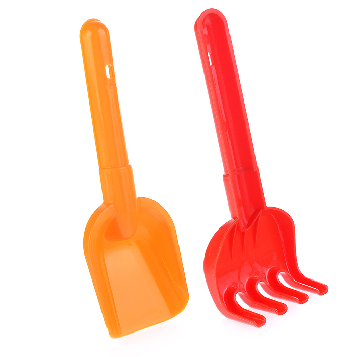 Песочный набор № 123 (ведро 0,8 л термо, совок 19 см, грабли 19см, лейка 0,4 л)