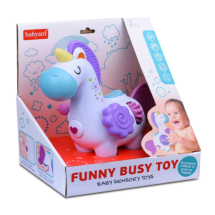 Фото к товару Развивающая игрушка BY117(BY316) "Единорожка" в коробке Развивающая игрушка BY117(BY316) "Единорожка" в коробке