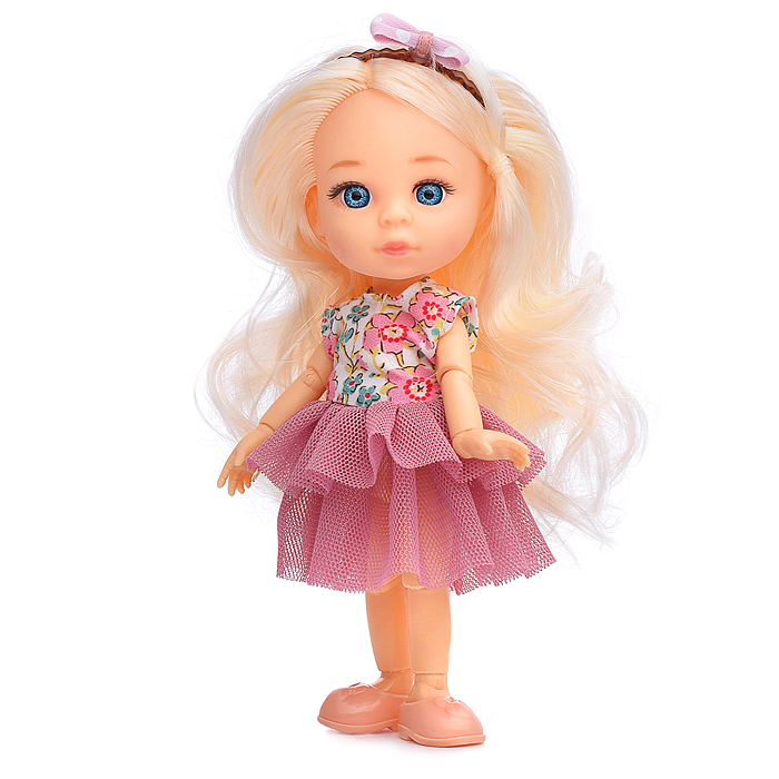 Кукла шарнирная UT0121-2 "Моя куколка" в коробке