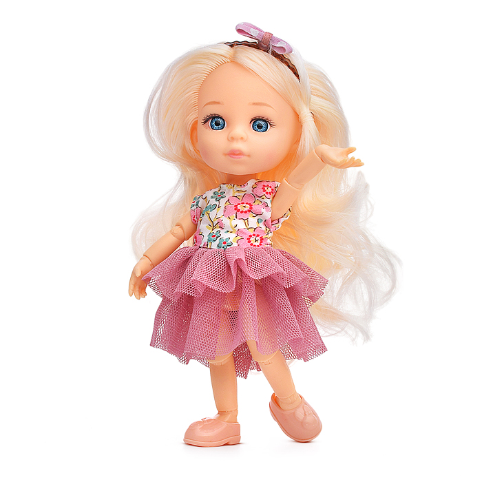 Кукла шарнирная UT0121-2 "Моя куколка" в коробке
