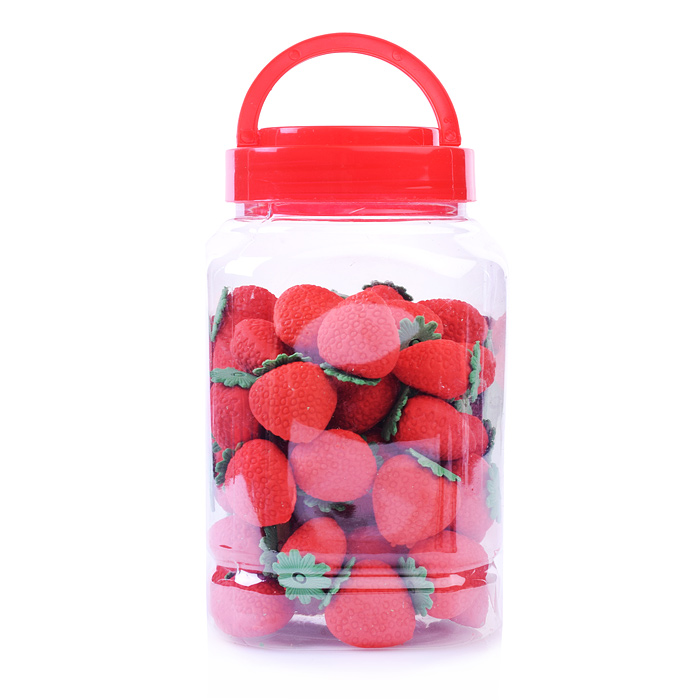 Фото к товару Ластик "Клубничка" термопласт, резина, можно использовать как счетный материал Ластик "Клубничка" термопласт, резина, можно использовать как счетный материал