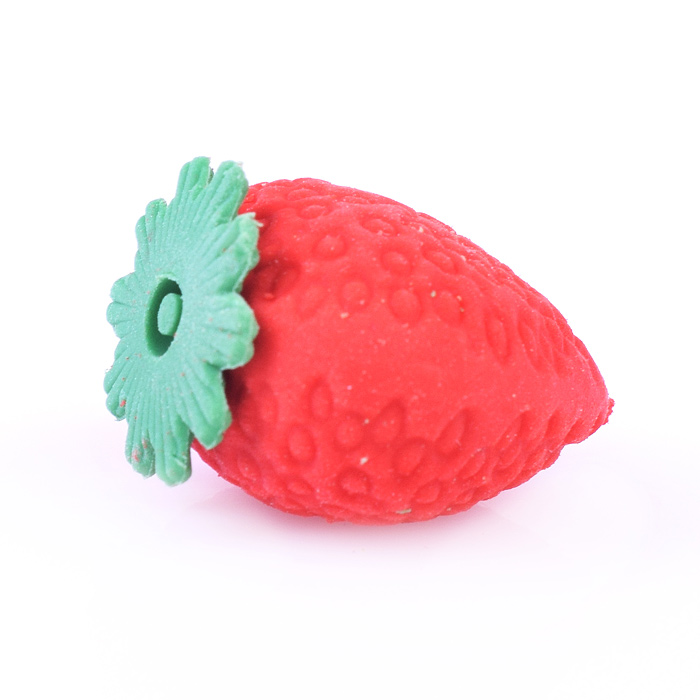 Фото к товару Ластик "Клубничка" термопласт, резина, можно использовать как счетный материал Ластик "Клубничка" термопласт, резина, можно использовать как счетный материал