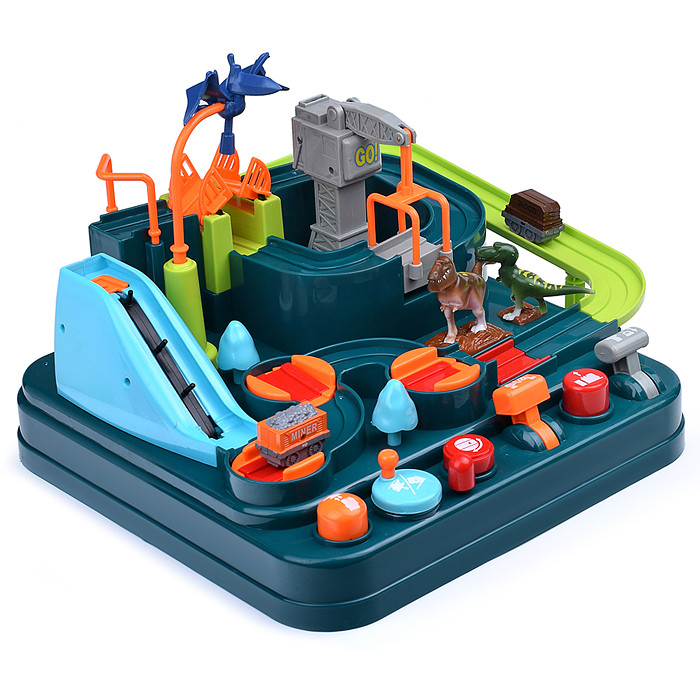 Автотрек T101ED-1 "Приключение динозавров" в коробке