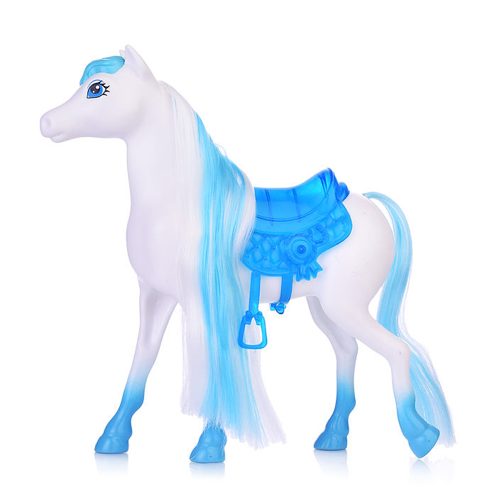 Набор кукол 0607 "Аврора" с дочкой и лошадками, в коробке