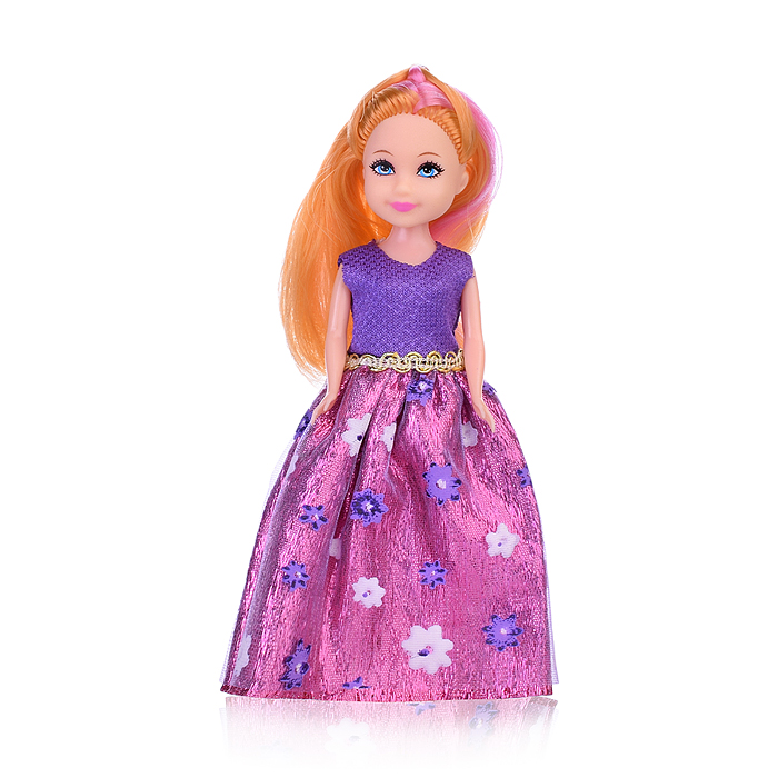 Набор кукол 0607 "Аврора" с дочкой и лошадками, в коробке