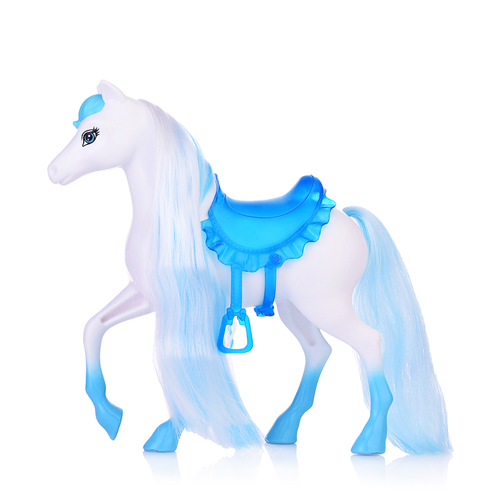 Набор кукол 0607 "Аврора" с дочкой и лошадками, в коробке