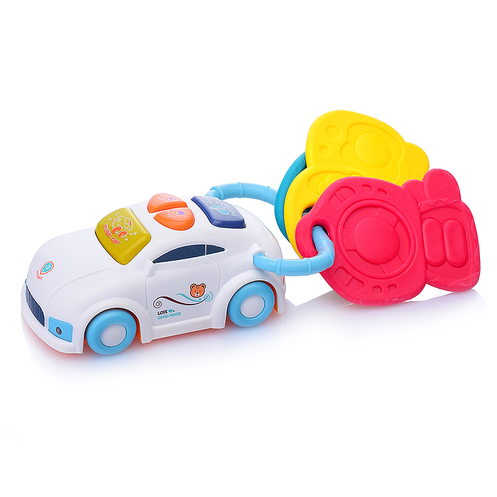 Погремушка - грызунок Y0068-1 "Машинка" в коробке