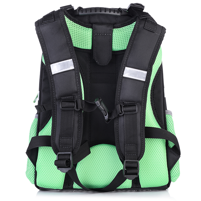 Рюкзак каркасный "Монстр трак green" формованный из полимеров, материал: нейлон, полиэстер, по