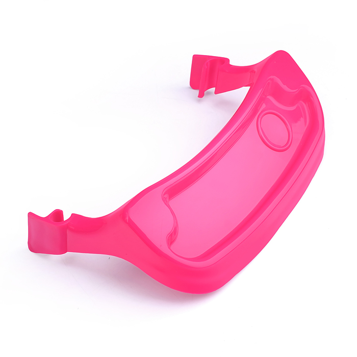 Коляска для кукол 9337-T прогулочная, металлическая, цветные линии, зигзаг, розово-голубой