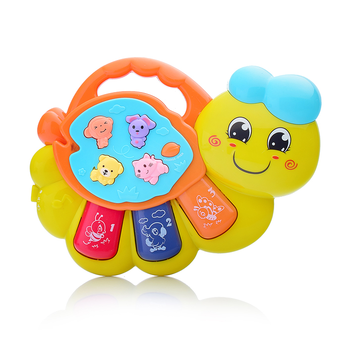Музыкальная игрушка Y0065-4 "Гусеница" в коробке