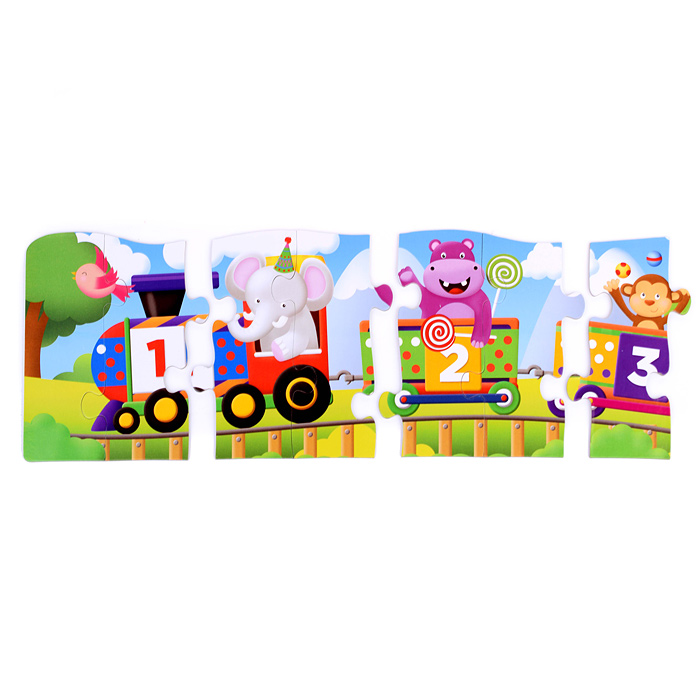 Фото к товару Мега-пазл "Цифры" Мега-пазл "Цифры"