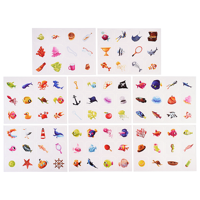 Настольная игра со звонком "Глаз-Алмаз.  Океан"