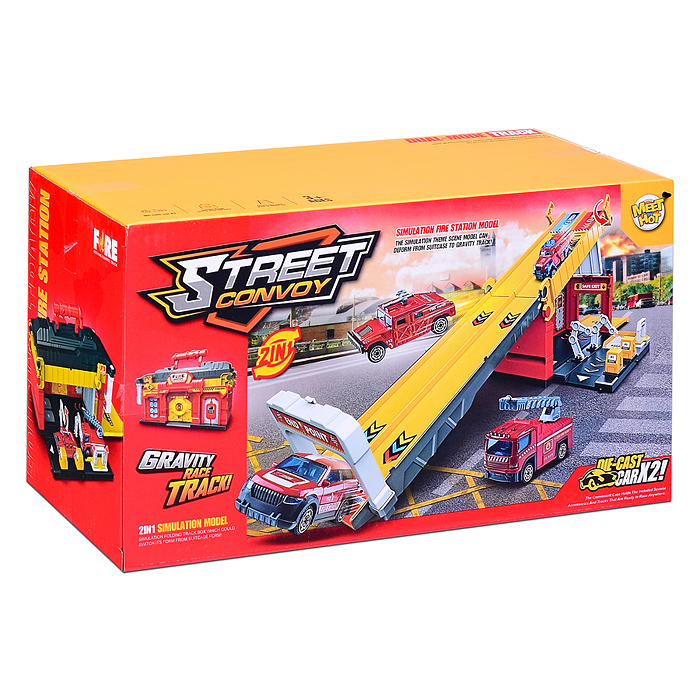 Парковка-трек MH-193 "Street convoy-2" в коробке