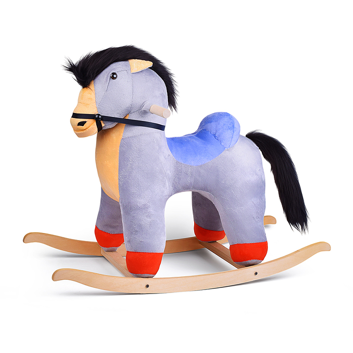 Фото к товару Качалка Конь Пегас плюш Качалка Конь Пегас плюш