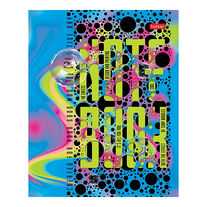 Тетрадь 48л клетка "Bubbler book"