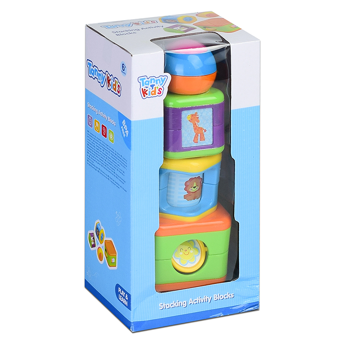 Пирамидка TY9072 "Бизиблоки" в коробке