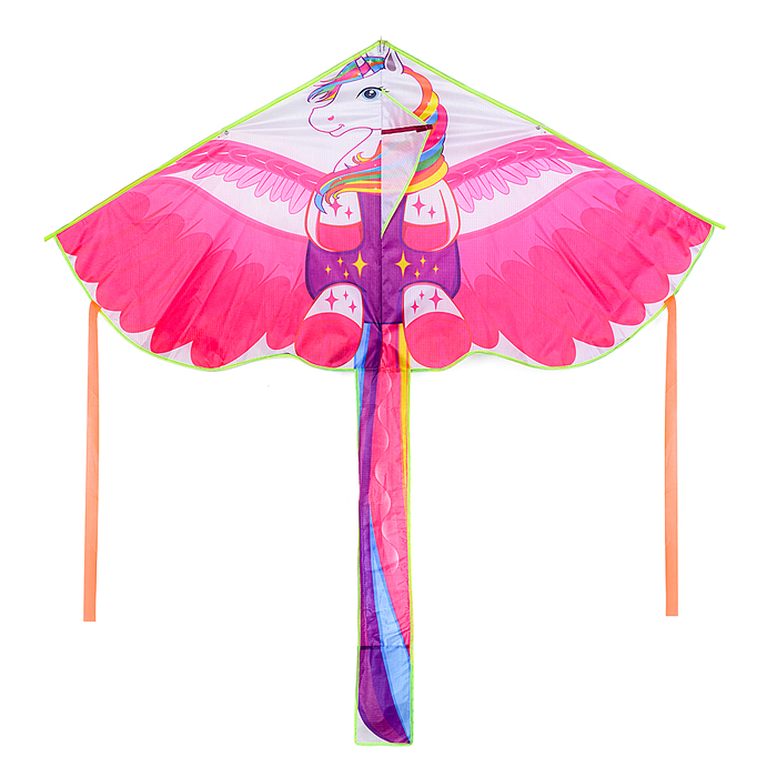 Фото к товару Змей воздушный 00-3522 "Летающий единорог" Змей воздушный 00-3522 "Летающий единорог"