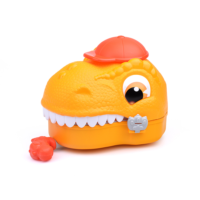 Автотрек 6621 "Дино: хранитель машин" (желтый) в коробке